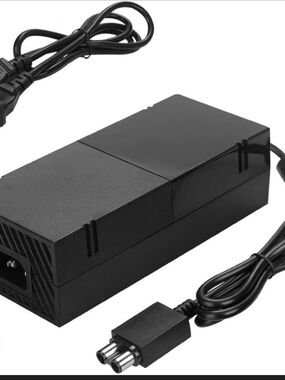 Black Replacement Power Adapter for Video Game Consoles